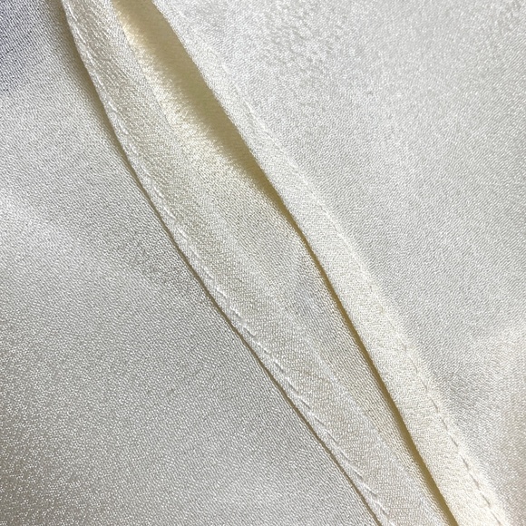 top TALBOTS cami ivory sheer silk 2P basic classic minimalist sexy spaghetti - Picture 8 of 10